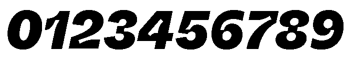 ABCWhyteInktrap BlackItalic Font OTHER CHARS