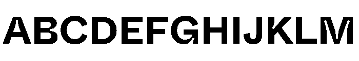ABCWhyteInktrap Bold Font UPPERCASE