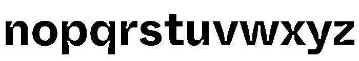 ABCWhyteInktrap Bold Font LOWERCASE