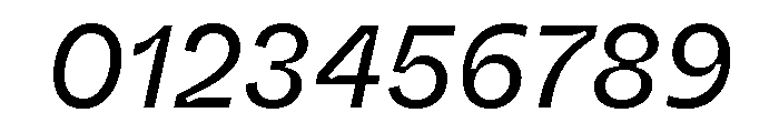 ABCWhyteInktrap BookItalic Font OTHER CHARS