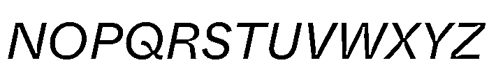 ABCWhyteInktrap BookItalic Font UPPERCASE