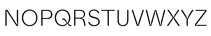 ABCWhyteInktrap Extralight Font UPPERCASE