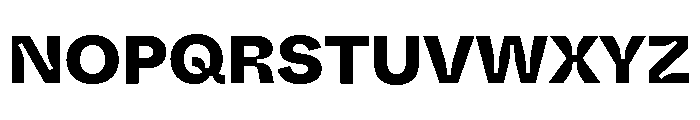 ABCWhyteInktrap Heavy Font UPPERCASE