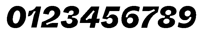ABCWhyteInktrap HeavyItalic Font OTHER CHARS