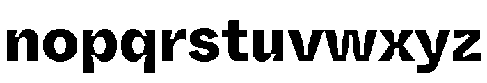 ABCWhyteInktrap Heavy Font LOWERCASE
