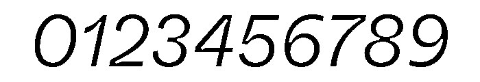 ABCWhyteInktrap LightItalic Font OTHER CHARS