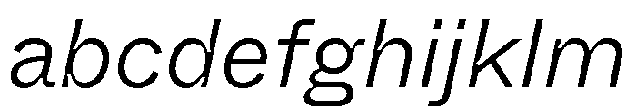 ABCWhyteInktrap LightItalic FONT