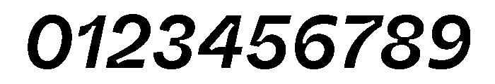 ABCWhyteInktrap MediumItalic Font OTHER CHARS