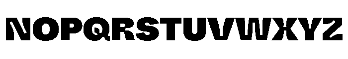 ABCWhyteInktrap Super Font UPPERCASE