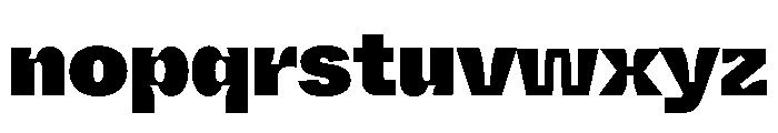 ABCWhyteInktrap Super Font LOWERCASE
