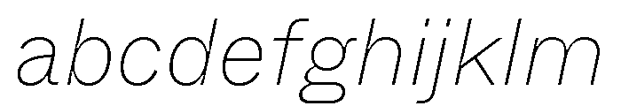ABCWhyteInktrap ThinItalic FONT