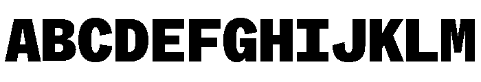 ABCWhyteMono Black Font UPPERCASE