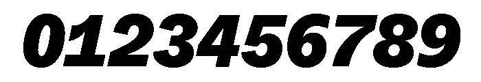 ABCWhyteMono BlackItalic Font OTHER CHARS