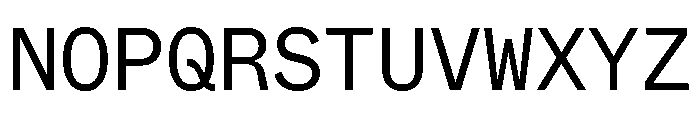 ABCWhyteMono Book Font UPPERCASE