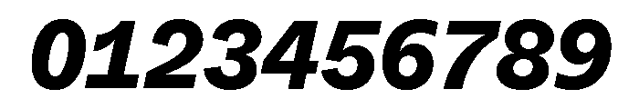 ABCWhyteMono HeavyItalic Font OTHER CHARS