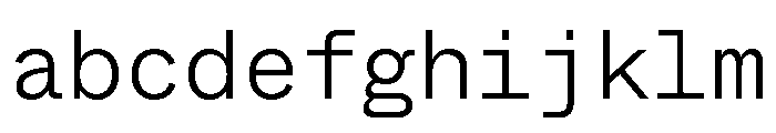ABCWhyteMono Light FONT