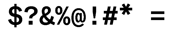 ABCWhyteMono Medium Font OTHER CHARS