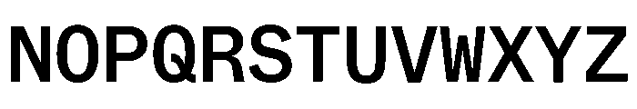 ABCWhyteMono Medium Font UPPERCASE