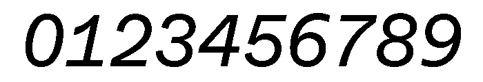 ABCWhyteMono RegularItalic Font OTHER CHARS