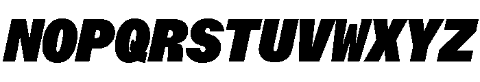 ABCWhyteMono SuperItalic Font UPPERCASE