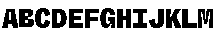 ABCWhyteMonoInktrap Black Font UPPERCASE