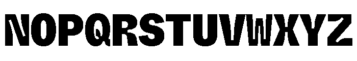 ABCWhyteMonoInktrap Black Font UPPERCASE