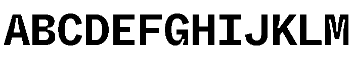 ABCWhyteMonoInktrap Bold Font UPPERCASE