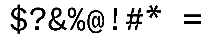 ABCWhyteMonoInktrap Book Font OTHER CHARS