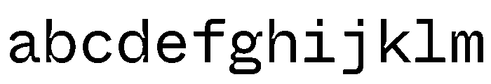 ABCWhyteMonoInktrap Book FONT