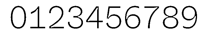 ABCWhyteMonoInktrap Extralight Font OTHER CHARS