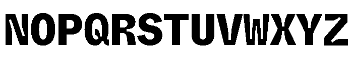 ABCWhyteMonoInktrap Heavy Font UPPERCASE
