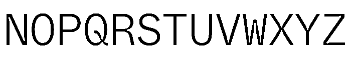 ABCWhyteMonoInktrap Light Font UPPERCASE