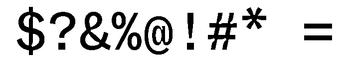 ABCWhyteMonoInktrap Regular Font OTHER CHARS