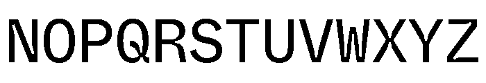 ABCWhyteMonoInktrap Regular Font UPPERCASE