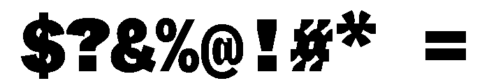ABCWhyteMonoInktrap Super Font OTHER CHARS