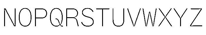 ABCWhyteMonoInktrap Thin Font UPPERCASE
