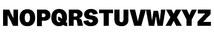 ABCWhyteSemi Mono Black Font UPPERCASE
