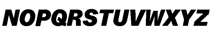 ABCWhyteSemi Mono BlackItalic Font UPPERCASE