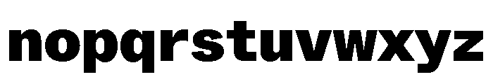 ABCWhyteSemi Mono Black Font LOWERCASE