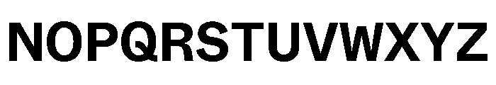 ABCWhyteSemi Mono Bold Font UPPERCASE