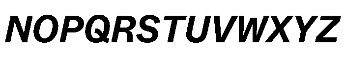 ABCWhyteSemi Mono BoldItalic Font UPPERCASE