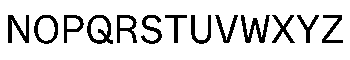 ABCWhyteSemi Mono Book Font UPPERCASE