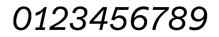 ABCWhyteSemi Mono BookItalic Font OTHER CHARS