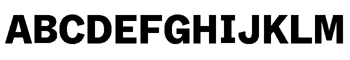ABCWhyteSemi Mono Heavy Font UPPERCASE