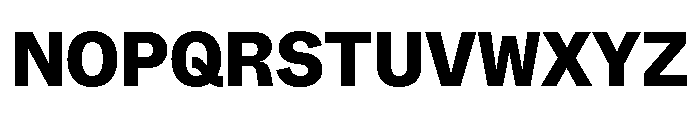 ABCWhyteSemi Mono Heavy Font UPPERCASE