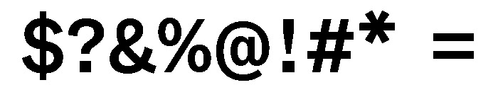 ABCWhyteSemi Mono Medium Font OTHER CHARS