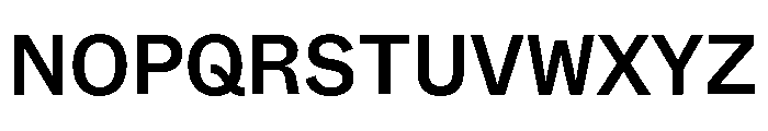 ABCWhyteSemi Mono Medium Font UPPERCASE