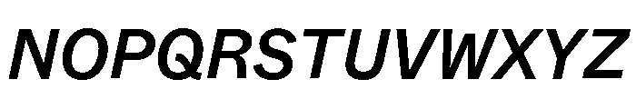ABCWhyteSemi Mono MediumItalic Font UPPERCASE