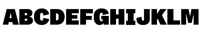 ABCWhyteSemi Mono Super Font UPPERCASE