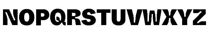 ABCWhyteSemi MonoInktrap Black Font UPPERCASE